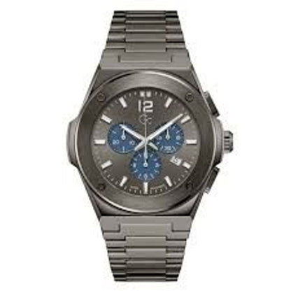 Gray Stainless Steel Dress Watch