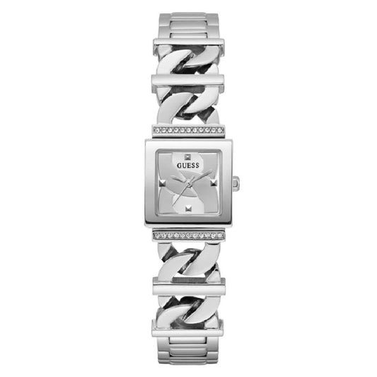 Gray Stainless Steel Dress Watch
