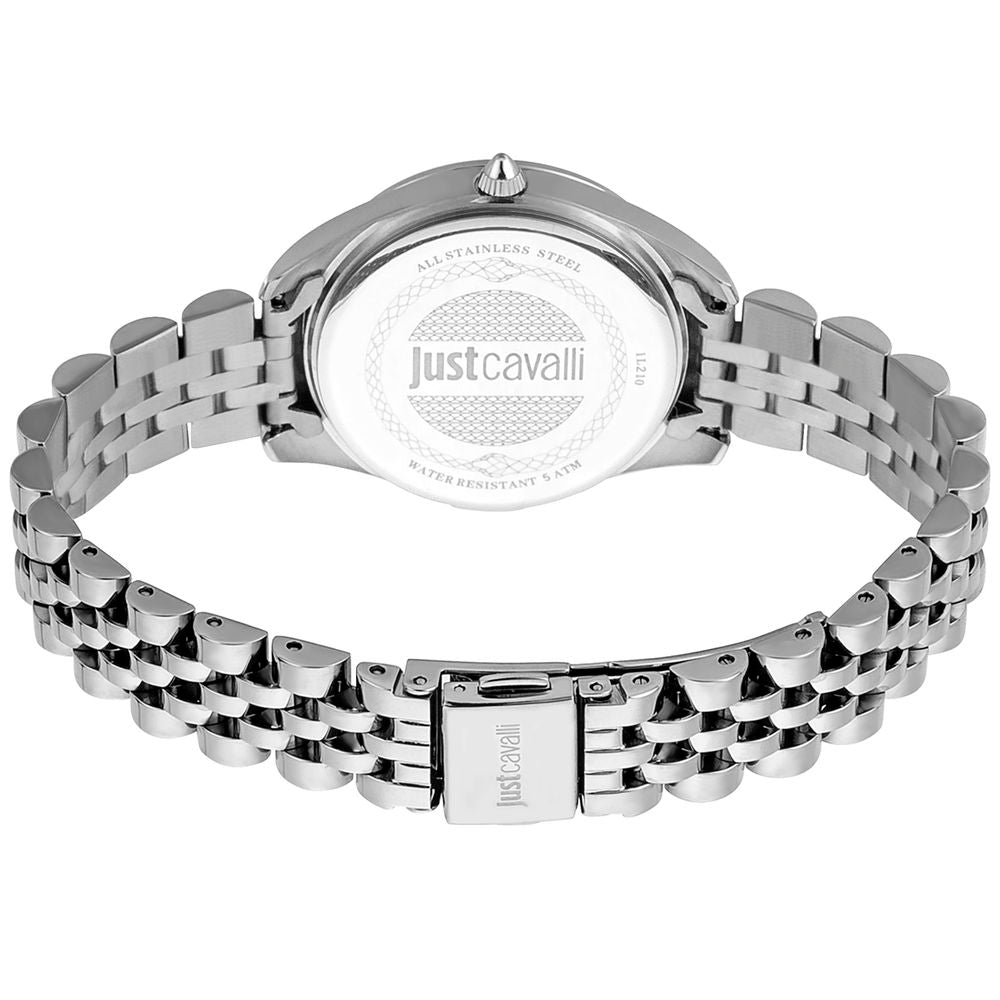 Gray Stainless Steel Bracelet Watch