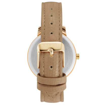 Brown Leather Dress Watch