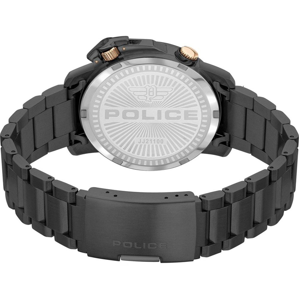 Black Stainless Steel Dress Watch