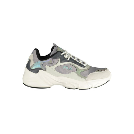 Gray Polyester Sneaker