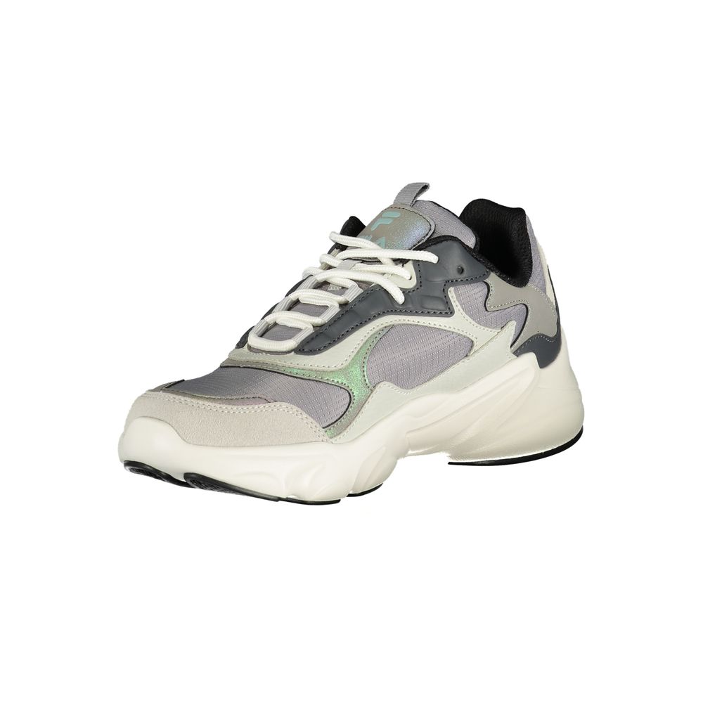Gray Polyester Sneaker