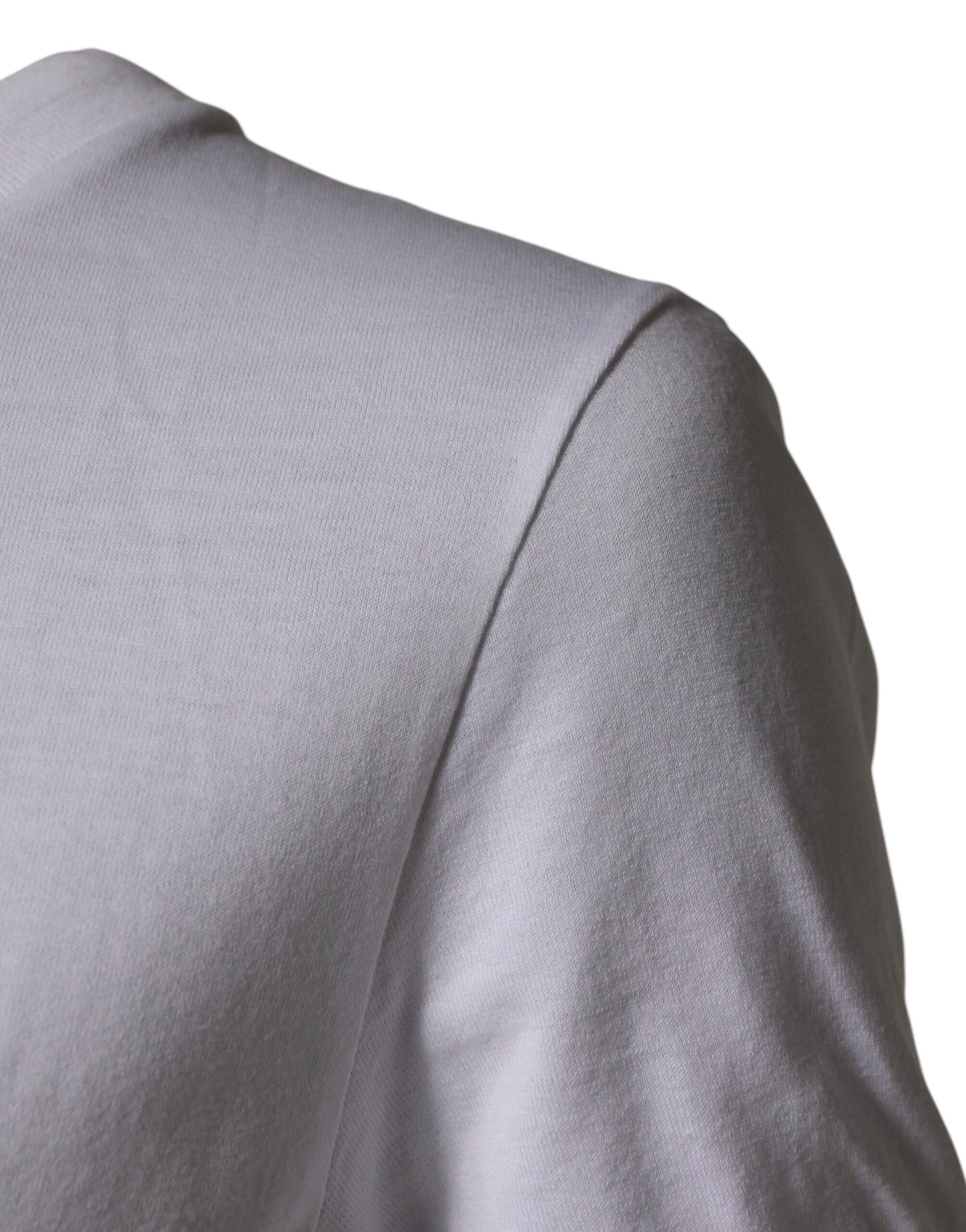 White DG Logo Crew Neck Short Sleeves  T-shirt