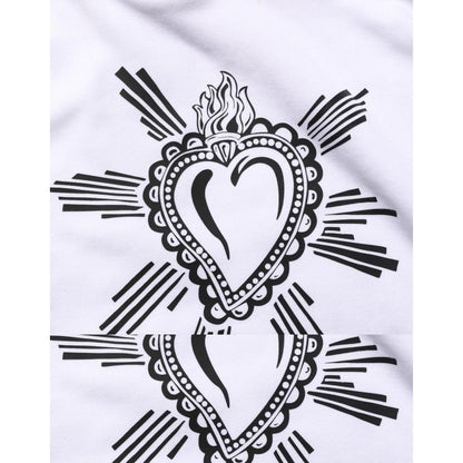 White Cotton Sweatshirt