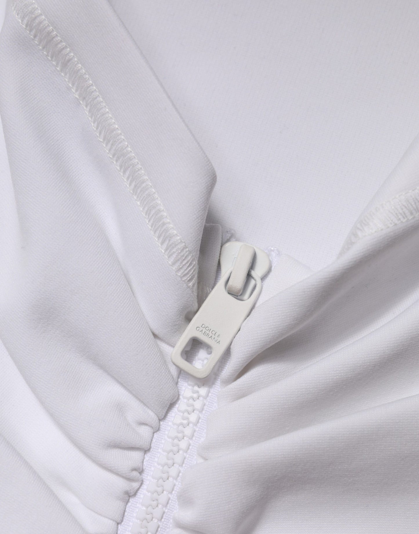 White Viscose Pencil Cut High Waist Mini Skirt