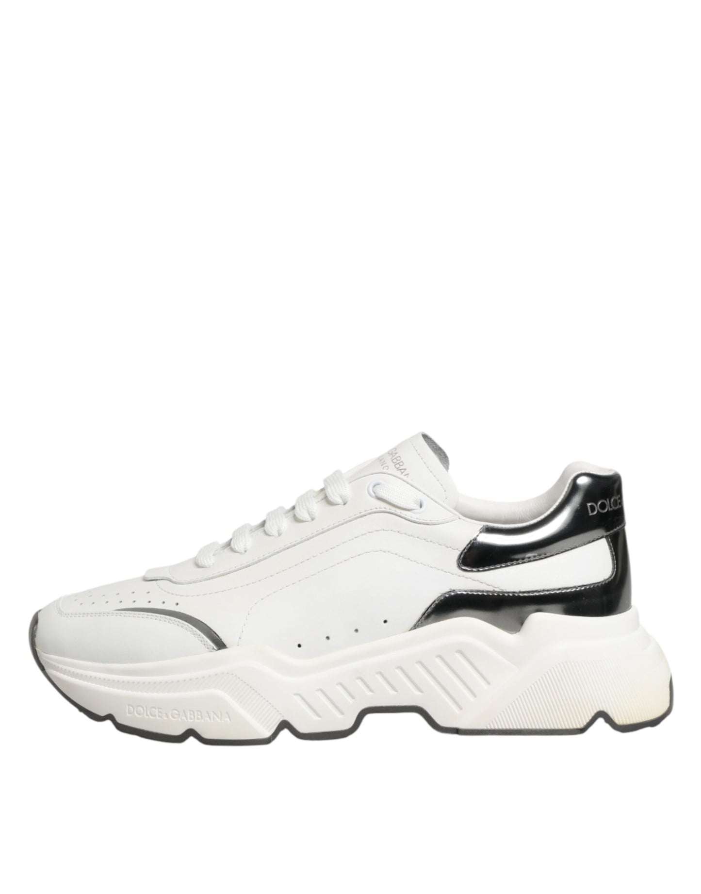 White Silver Daymaster Low Top Sneakers Shoes