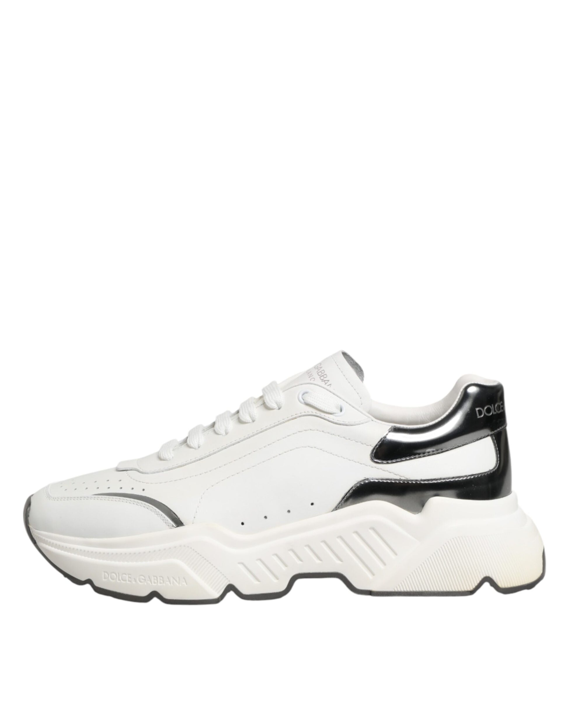 White Silver Daymaster Low Top Sneakers Shoes