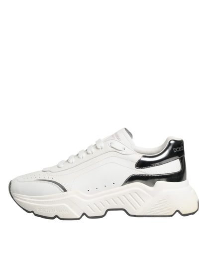 White Silver Daymaster Low Top Sneakers Shoes