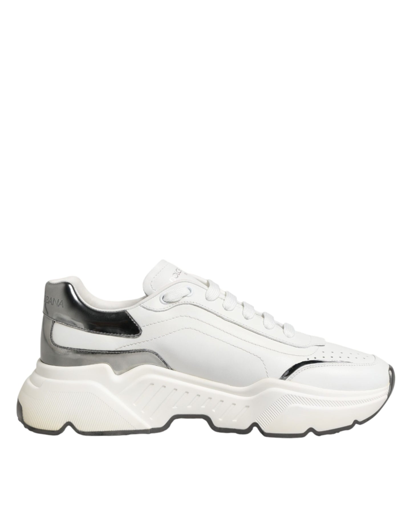 White Silver Daymaster Low Top Sneakers Shoes