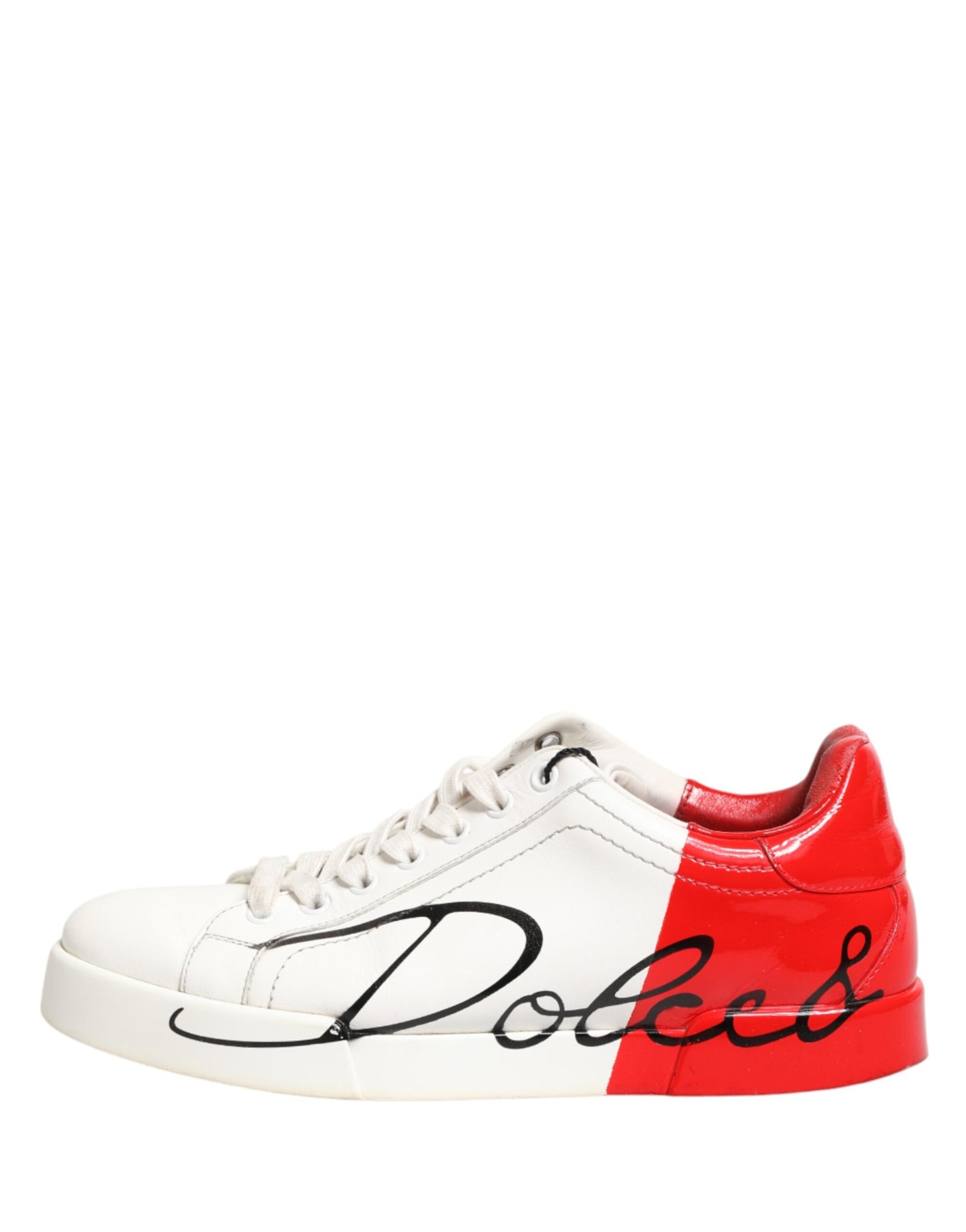 White Red Portofino Low Top Men Sneakers Shoes