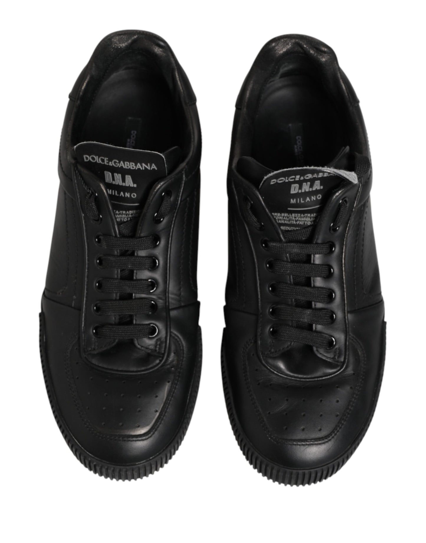 Black MIAMI Calf Low Top Men Sneakers  Shoes