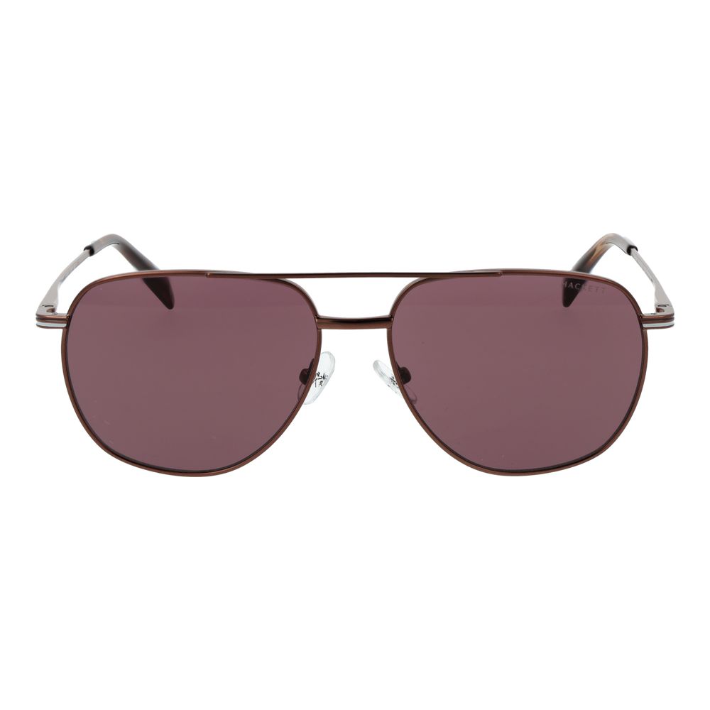Brown Metal Sunglasses