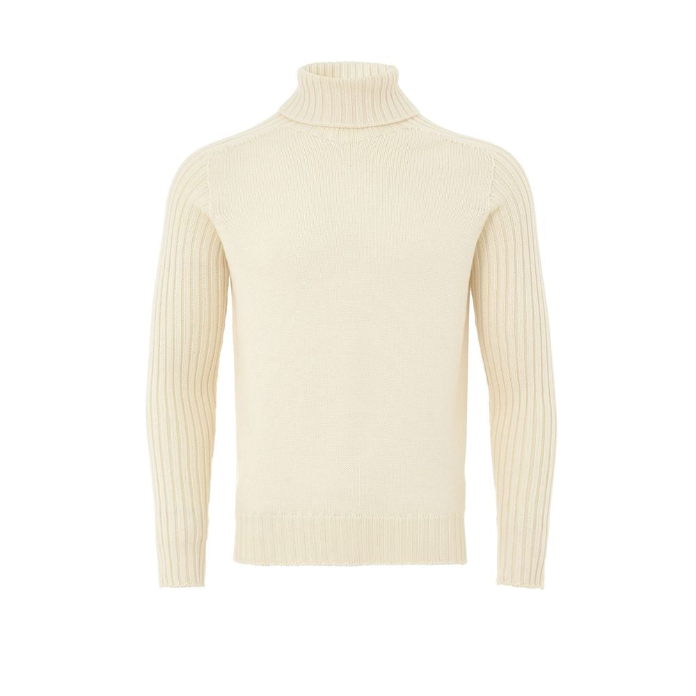 White Wool Turtleneck