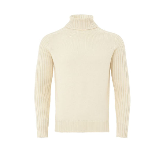 White Wool Turtleneck