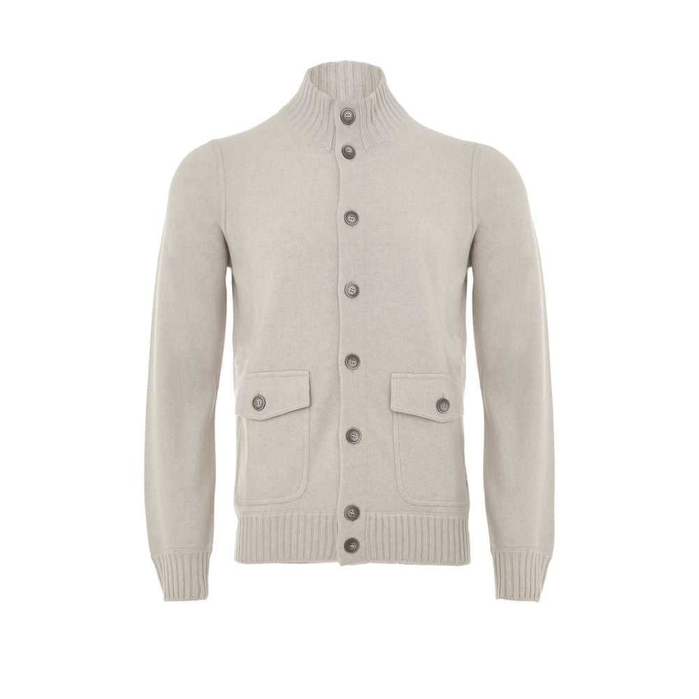 Beige Cashmere Cardigan