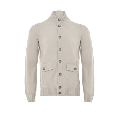 Beige Cashmere Cardigan
