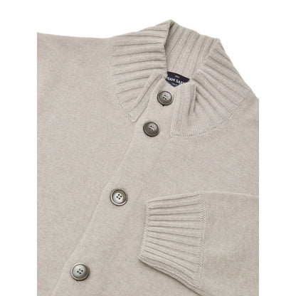 Beige Cashmere Cardigan