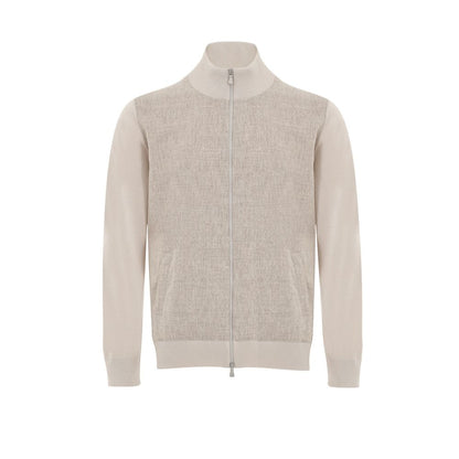 Beige Wool Jackets And Coat