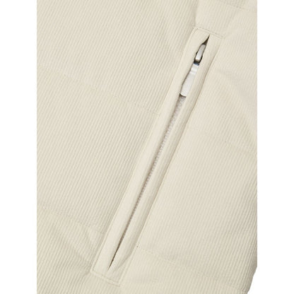 White Wool Full-Length Jacket