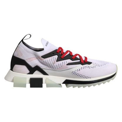 White Polyester Sneaker