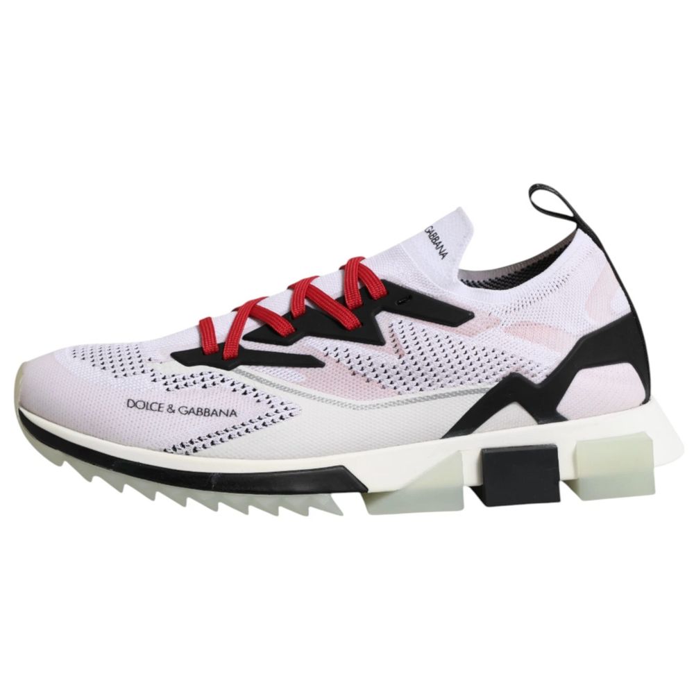 White Polyester Sneaker