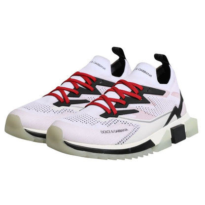 White Polyester Sneaker