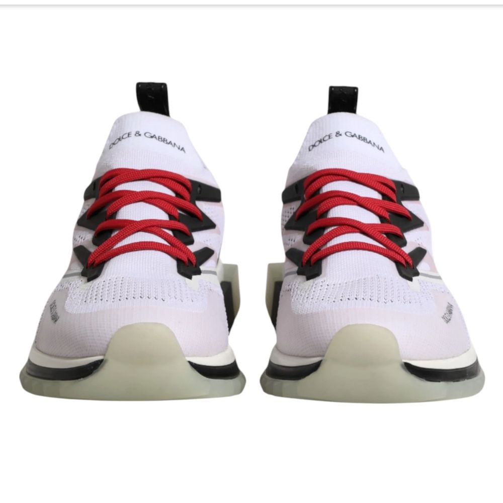 White Polyester Sneaker