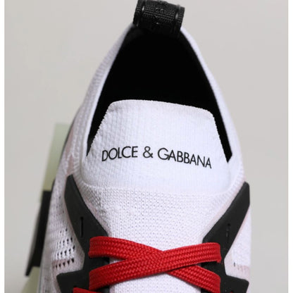 White Polyester Sneaker