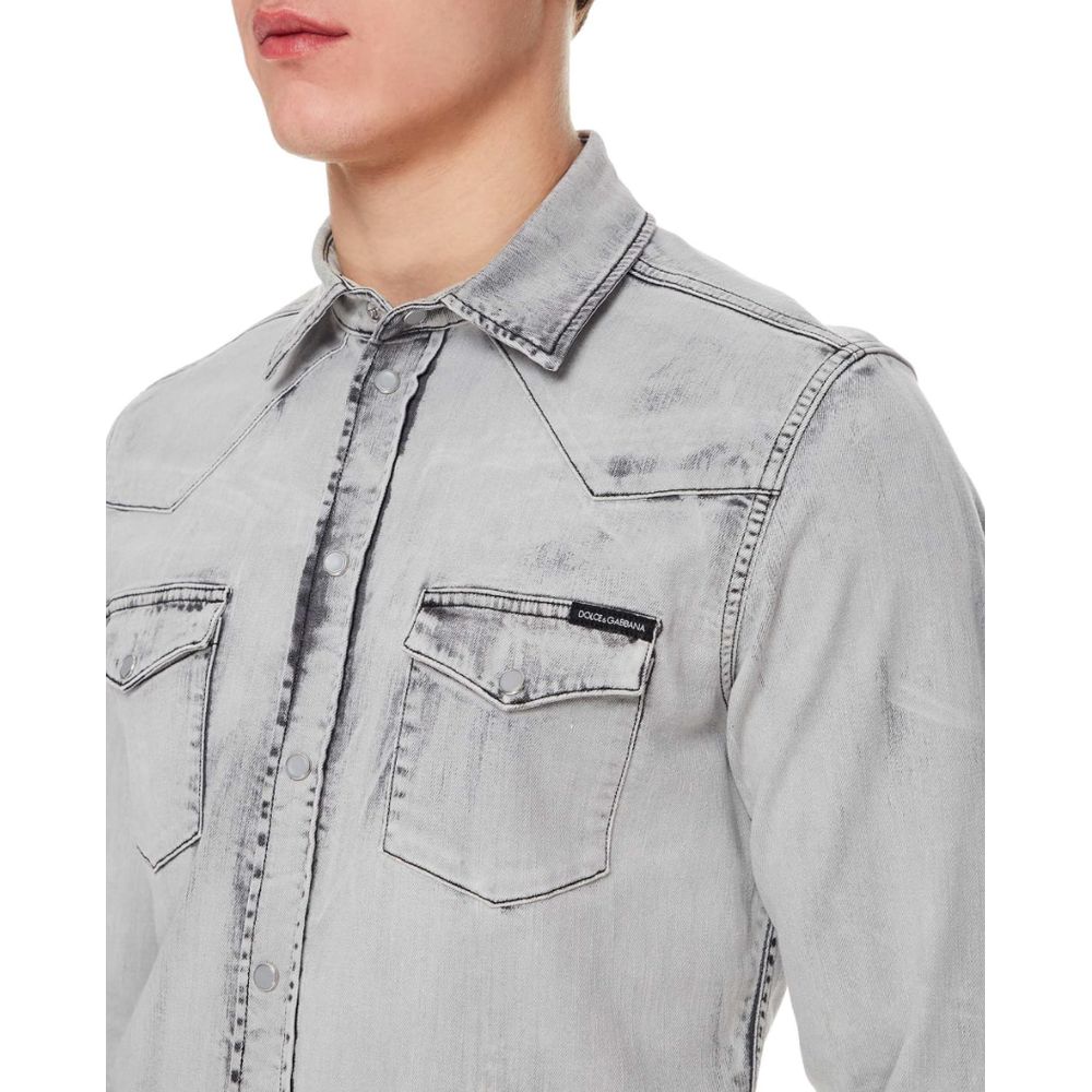 Gray Cotton Shirt