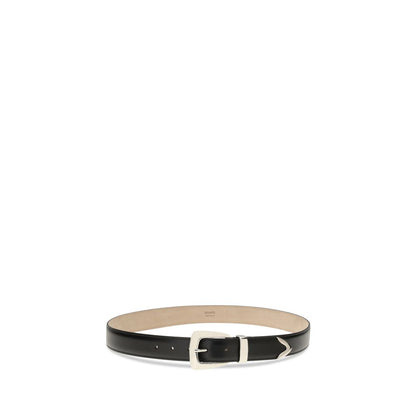 Black Calf Leather Bos Taurus Regular Belt