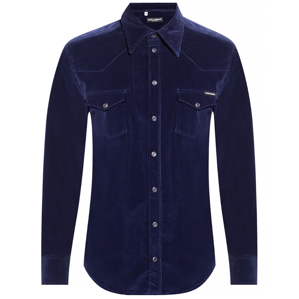Blue Cotton Shirt