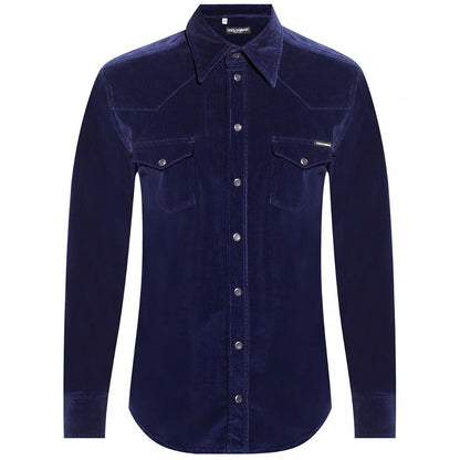 Blue Cotton Shirt