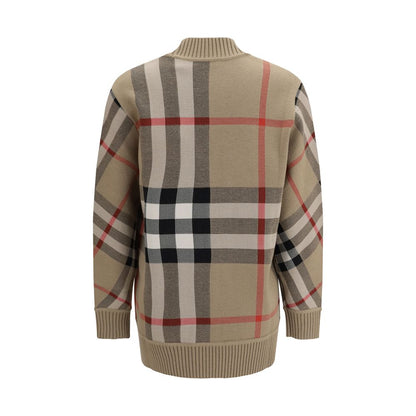 Beige Polyester Sweatshirt