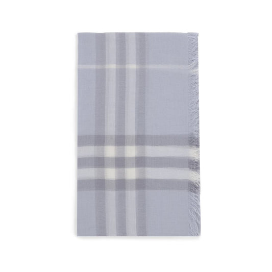 Blue Wool Scarf