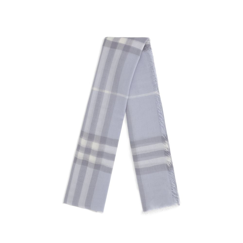 Blue Wool Scarf