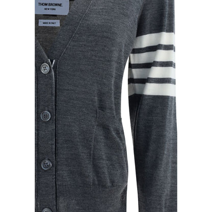 Gray Merino Wool Polo Shirt