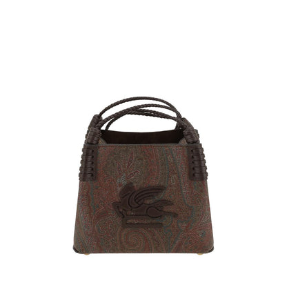 Brown Fabric Shoulder Bag