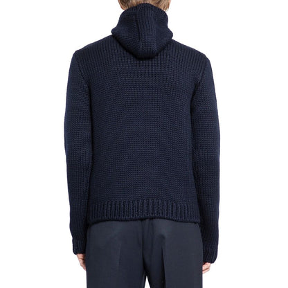 Blue Wool Turtleneck