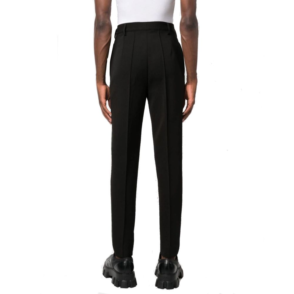 Black Elastane Dress Pants