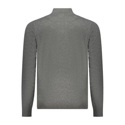 Gray Wool Men Sweater