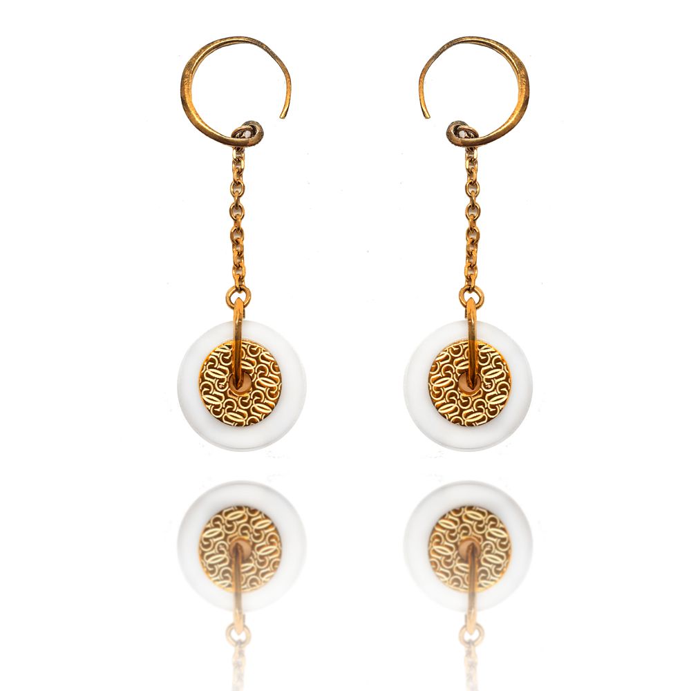 Rose Gold Stainless Steel Earrings