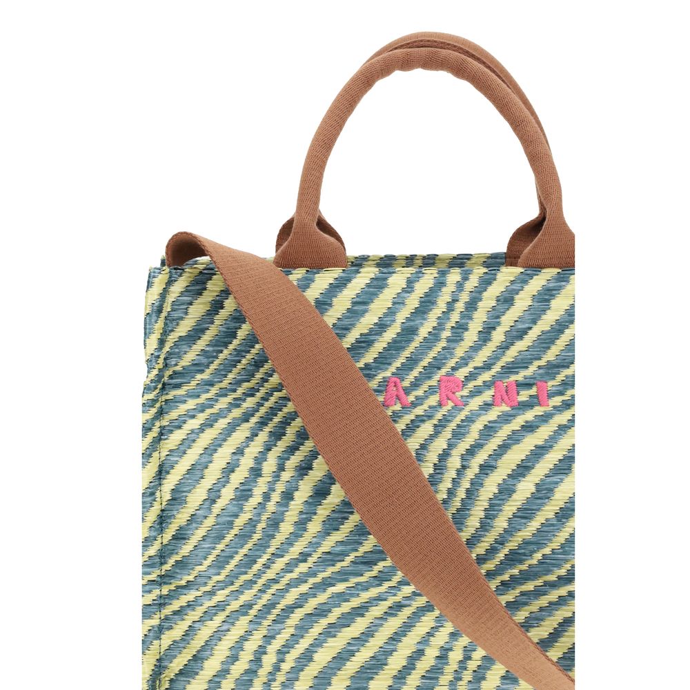 Multicolor Fabric Shoulder Bag