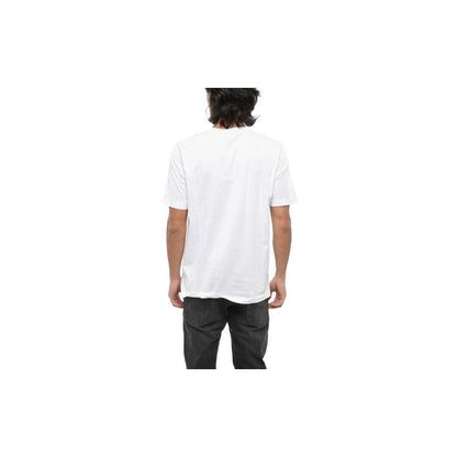 White Cotton Men's T-Shirt