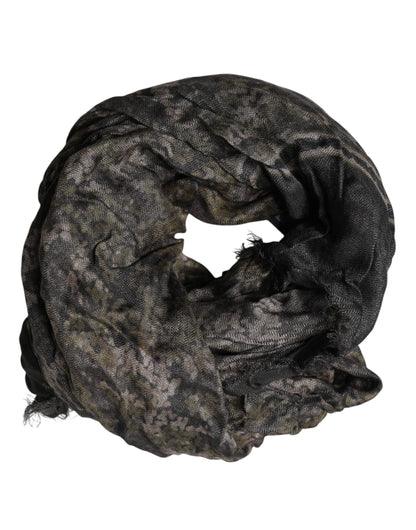 Brown Camouflage Modal Men Shawl Scarf