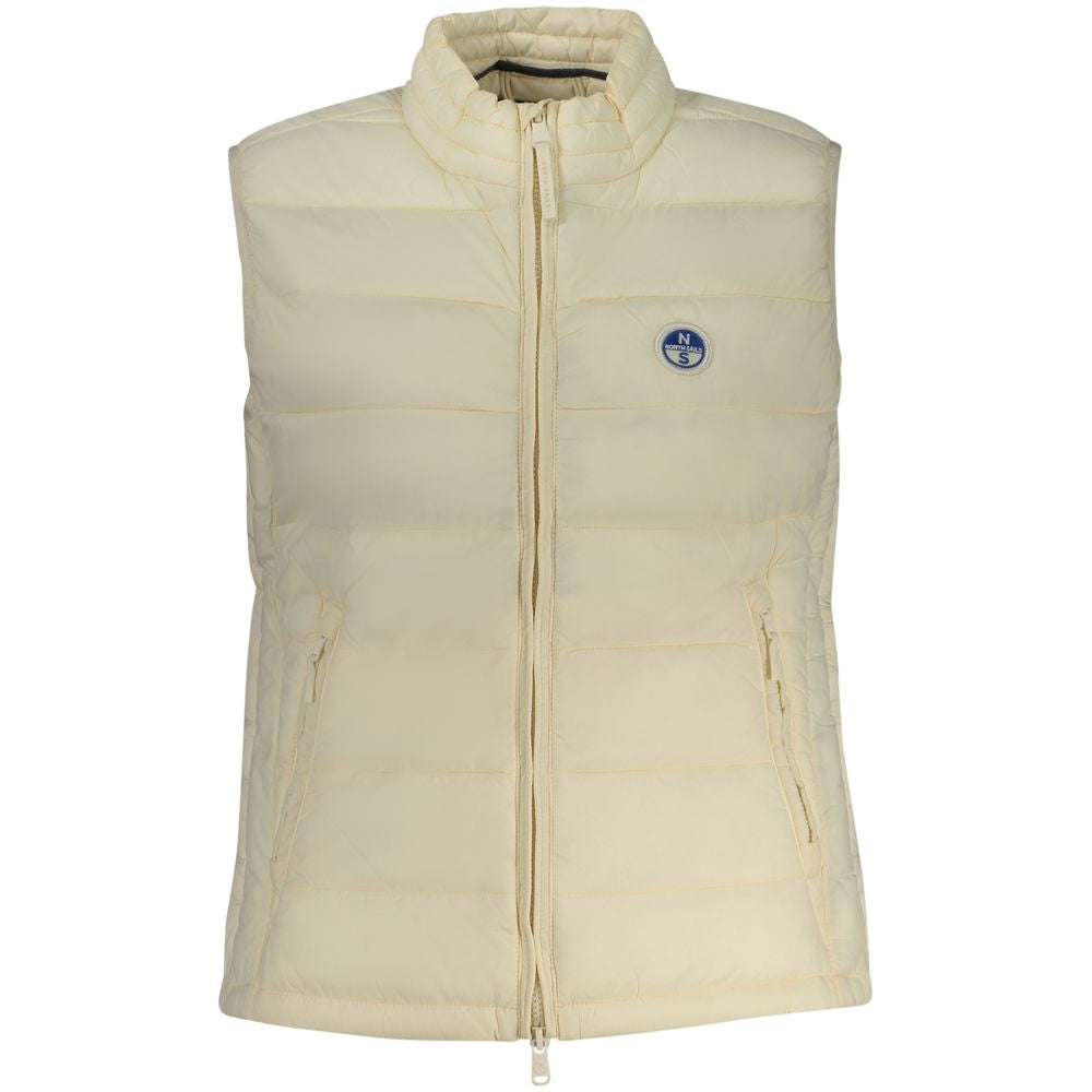 Bianco Poliestere Women Jacket