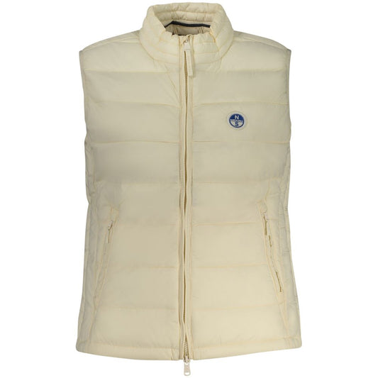 Bianco Poliestere Women Jacket