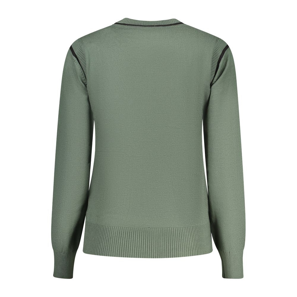 Verde Viscosa Donna Maglia