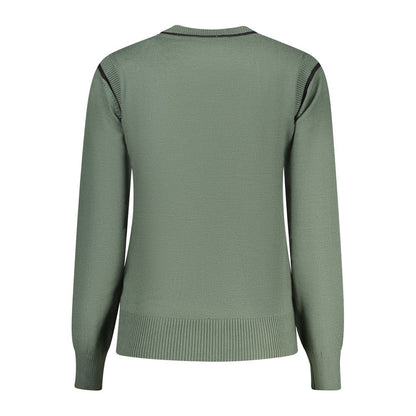 Verde Viscosa Donna Maglia