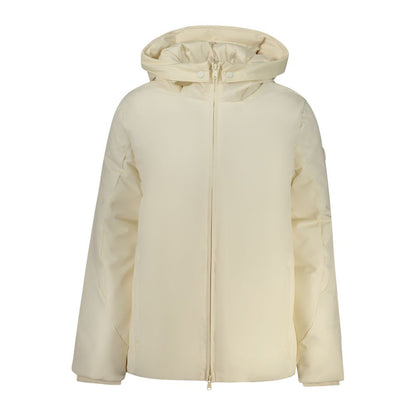 Bianco Polyester Women Jacket